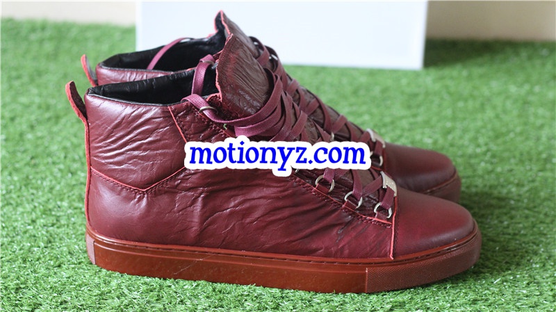 Balenciaga Arena Leather Red Wine